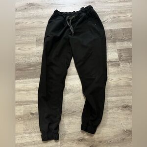 Jaanuu Women’s Black Scrub Jogger pants size M